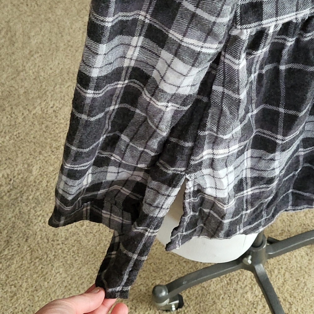 American Eagle Plaid Button Tunic - image 5